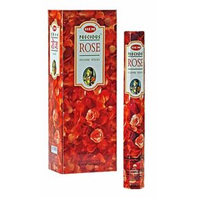 HEM Precious Rose / Rózsa füstölő hexa indiai 20 db