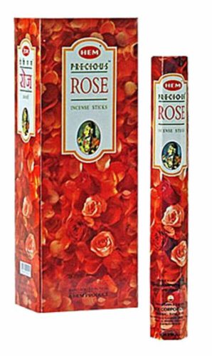 HEM Precious Rose / Rózsa füstölő hexa indiai 20 db