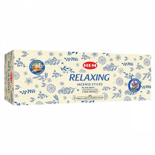 HEM Relaxing Aromatherapy / Relaxáló füstölő hexa indiai 20 db