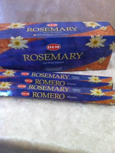 HEM Rosemary / Rozmaring füstölő hexa indiai 20 db