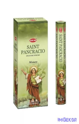 HEM hexa füstölő 20db Saint Pancracio / Szent Pancratius