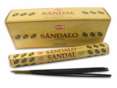 HEM Sandalo / Fehér Szantálfa füstölő hexa indiai 20 db