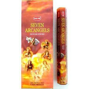 HEM Seven Arcangels / Hét Arkangyal füstölő hexa indiai 20 db