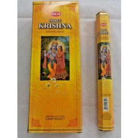 HEM Shree Krishna / Krisna füstölő hexa indiai 20 db