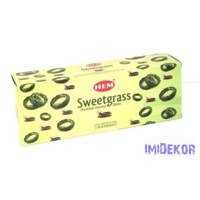   HEM füstölő hexa indiai 20 db - Sweetgrass / Édesgyökér