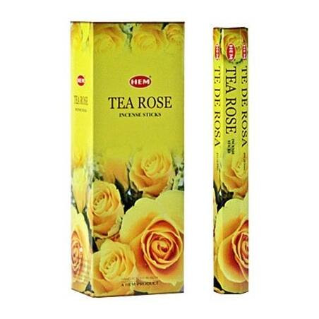 HEM Tea Rose / Tearózsa füstölő hexa indiai 20 db