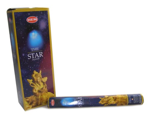 HEM The Star / Csillag füstölő hexa indiai 20 db