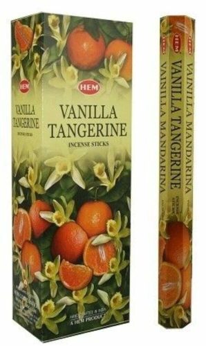 HEM Vanilla Tangerine / Vanília Mandarin füstölő hexa indiai 20 db