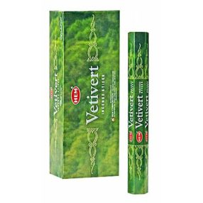 HEM Vetivert / Kuszkusz füstölő hexa indiai 20 db