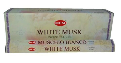 HEM White Musk / Fehér Pézsma füstölő hexa indiai 20 db