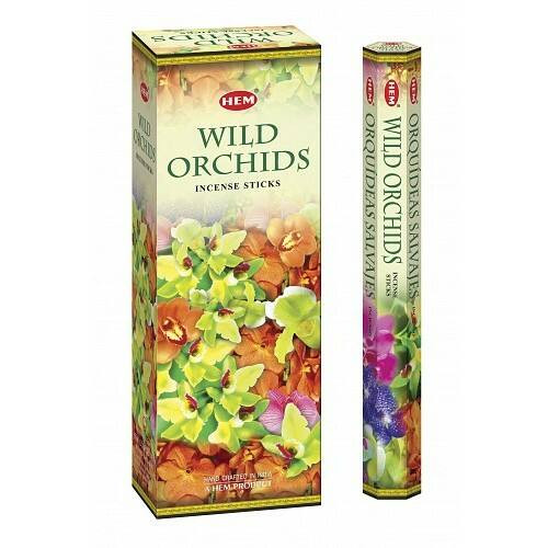 HEM Wild Orchids / Vad Orchidea füstölő hexa indiai 20 db