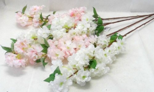 Barackág szálas selyemvirág 110 cm több színben