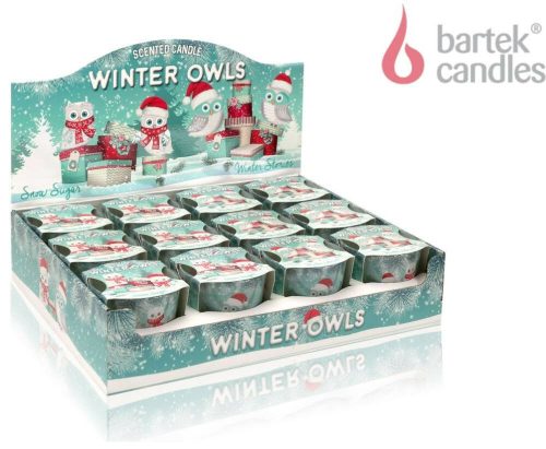 Bartek illatos poharas gyertya illatmécses Winter Owls 115 g