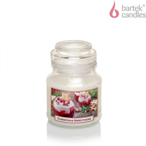 Bartek tetős illatos poharas gyertya fedeles illatmécses Christmas Sweetness 130 g