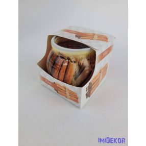 Illatos poharas gyertya 70g illatmécses - Fahéj
