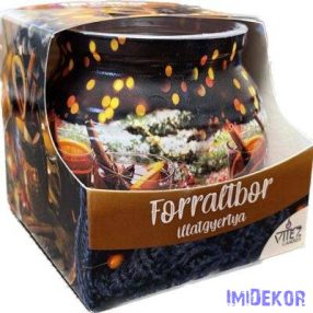 Illatos poharas gyertya 70g illatmécses - Forralt Bor 2