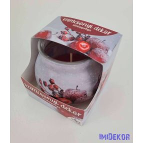   Illatos poharas gyertya 70g illatmécses - Karácsonyi dekor 2