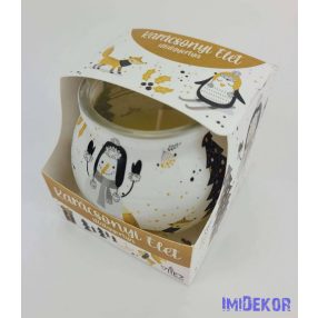 Illatos poharas gyertya 70g illatmécses - Karácsonyi élet
