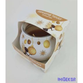   Illatos poharas gyertya 70g illatmécses - Karácsonyi tündér