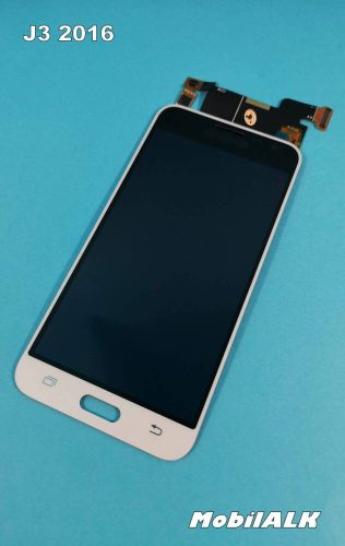 Samsung Galaxy J3 ( 2016 ) - 5" / J320 / -  LCD kijelző érintő panel digitizer OEM fehér
