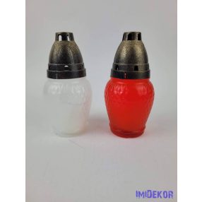Rücskös műanyag mécses 15,5 cm - Mix