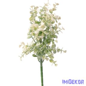 Eukaliptusz 7 ágú műzöld csokor 35cm - Világoszöld