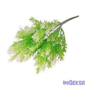 Ciprus 7 ágú műzöld bokor 35cm - Halványzöld