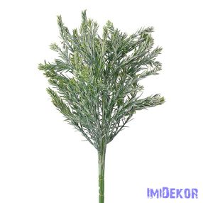 Ciprus 7 ágú műzöld bokor 35cm - Sötétzöld