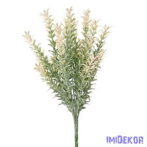 Műzöld 7 ágú dekor bokor 40cm - Világoszöld