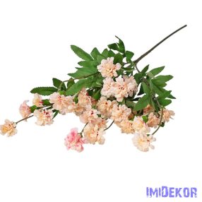 Kerti szegfű ág 70cm - Krém-Rózsaszín