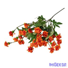 Kerti szegfű ág 70cm - Narancssárga