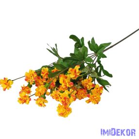 Kerti szegfű ág 70cm - Napsárga