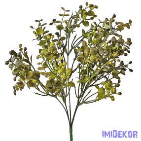 Bogyós leveles műzöld bokor 40cm - Zöldes