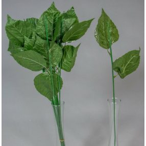 Hortenzia szár 2 levelű bármely fejhez 60 cm