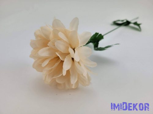 Krizantém szálas selyemvirág 50 cm - Púder