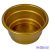 Műanyag tál kerek közepes D17cm M8cm - Arany