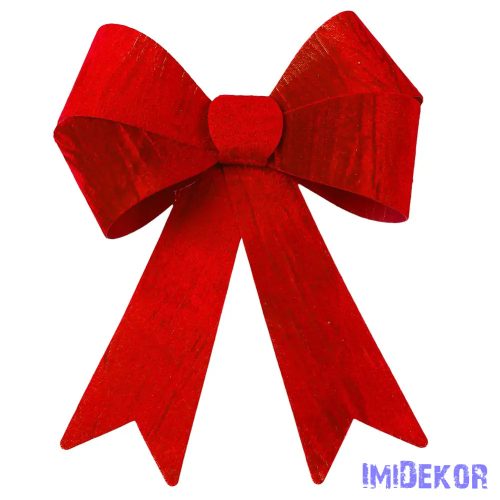 Bársony masni, 22 x 30cm - Világos bordó