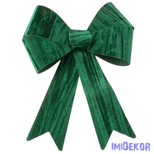 Bársony masni, 22 x 30cm - Sötétzöld