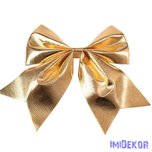 Fényes arany színű masni, 20 x 24cm