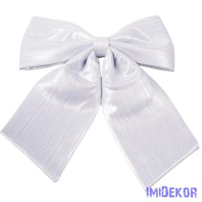 Fényes masni, 28 x 34cm - Ezüst