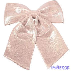 Fényes masni, 28 x 34cm - Halvány rózsaszín