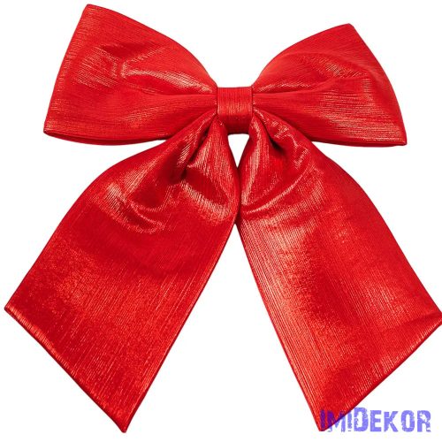 Fényes masni, 28 x 34cm - Piros