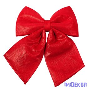 Fényes masni, 20 x 24cm - Piros