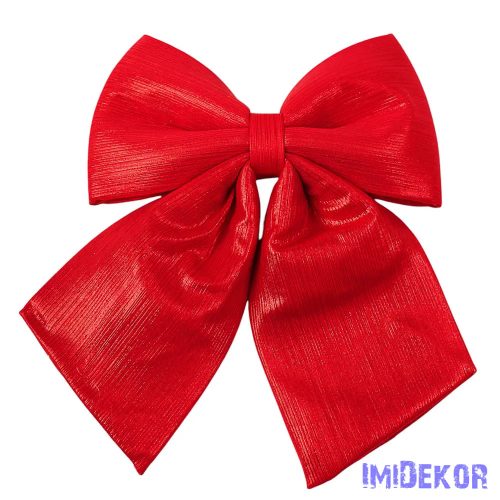 Fényes masni, 20 x 24cm - Piros