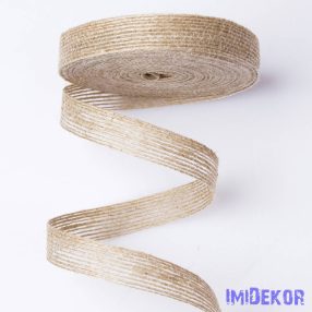 Damilos natúr juta szalag 15mm x 10m