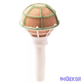   Csokortartó mikrofon száraz tűzőhabbal billenthető 17x7cm