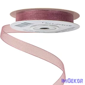 Organza szalag 10mm x 20m - Mályva