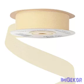Organza szalag 20mm x 20m - Ekrü