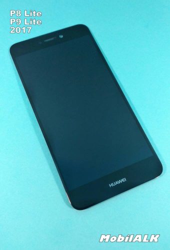 Huawei P8 Lite 2017 / P9 Lite 2017 komplett kijelző LCD + érintő OEM fekete
