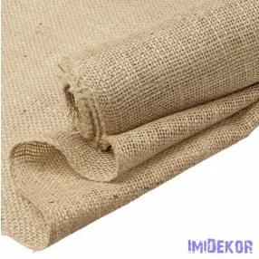 Natúr juta tekercs varrott szegéllyel 25cm x 5m